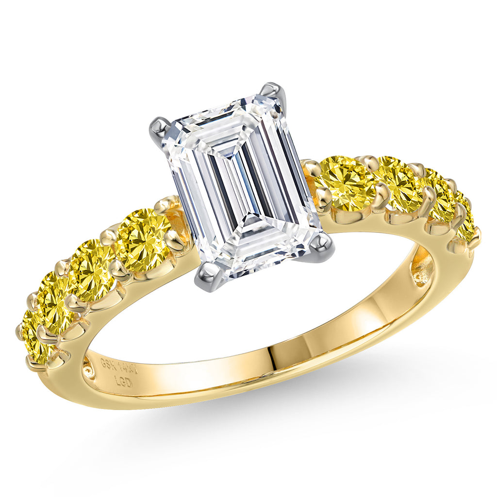 8_Ring in 14K Two Tone Gold