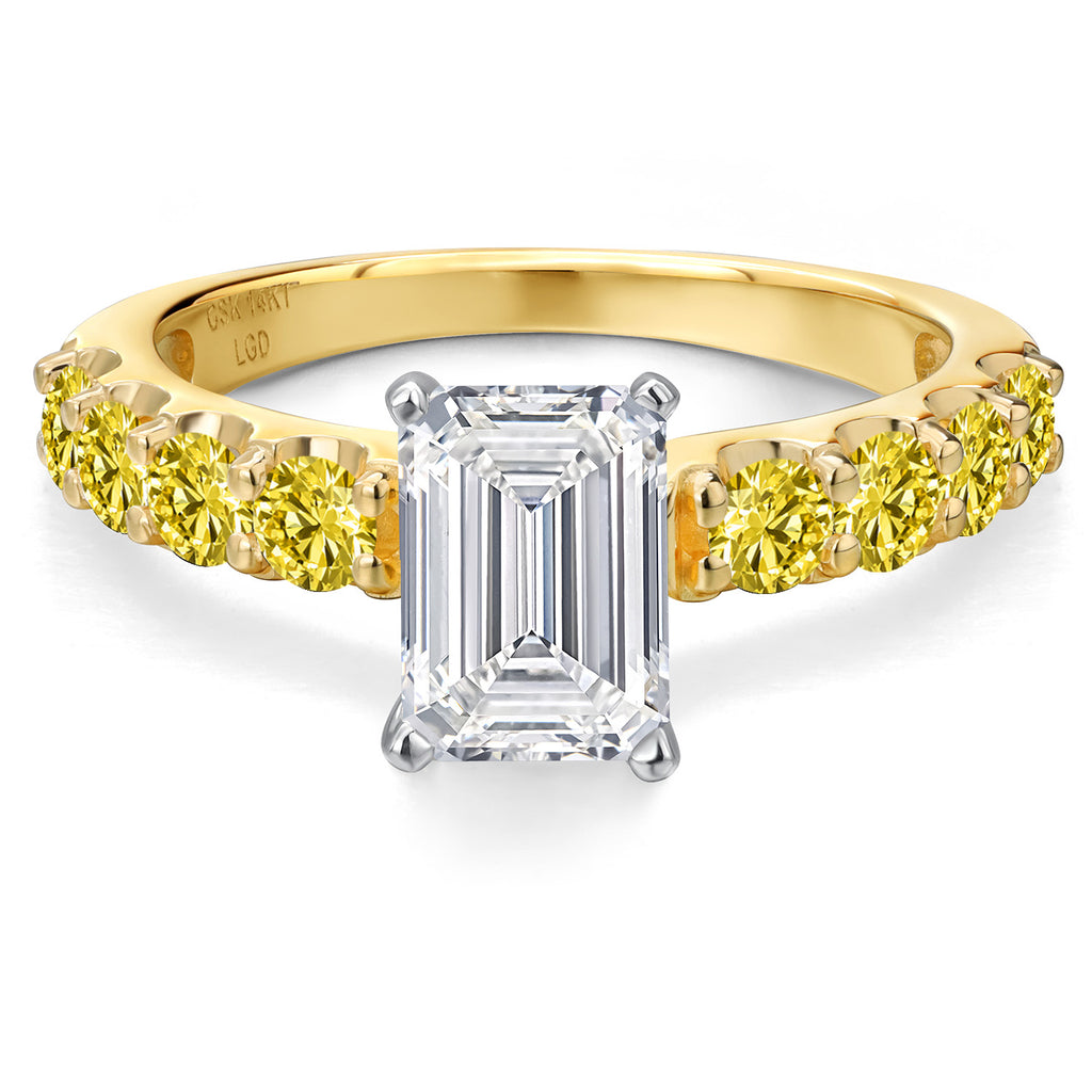 Ring in 14K Two Tone Gold