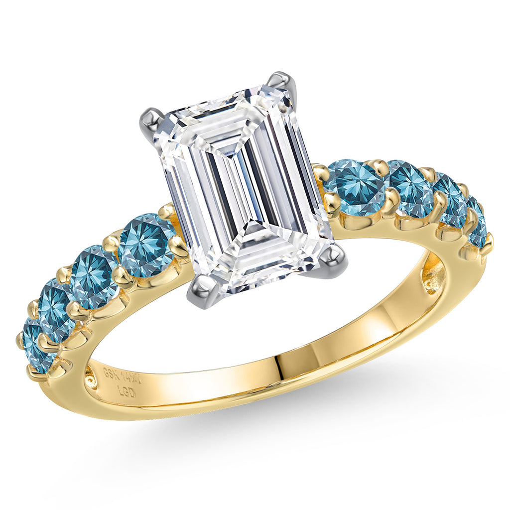 8_Ring in 14K Two Tone Gold
