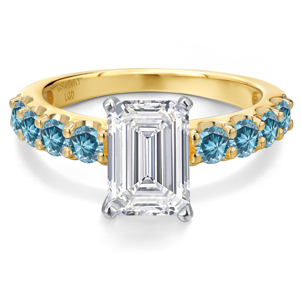 Ring in 14K Two Tone Gold