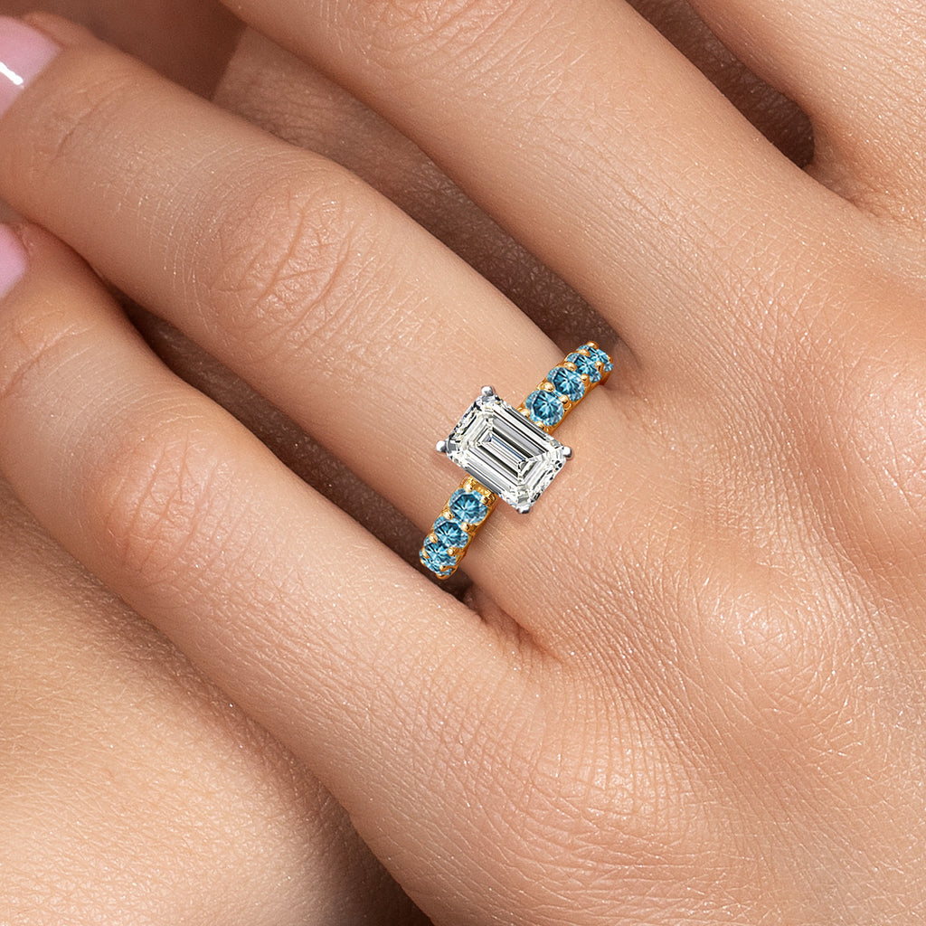 Ring in 14K Two Tone Gold