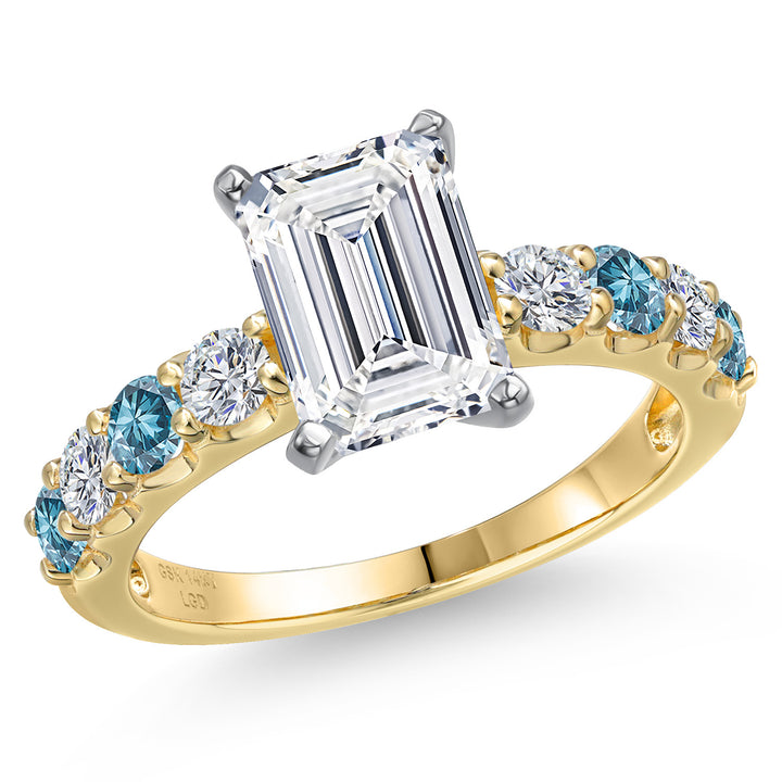Ring in 14K Two Tone Gold