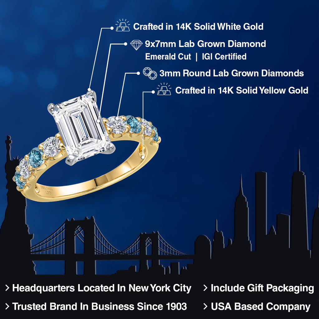 Ring in 14K Two Tone Gold