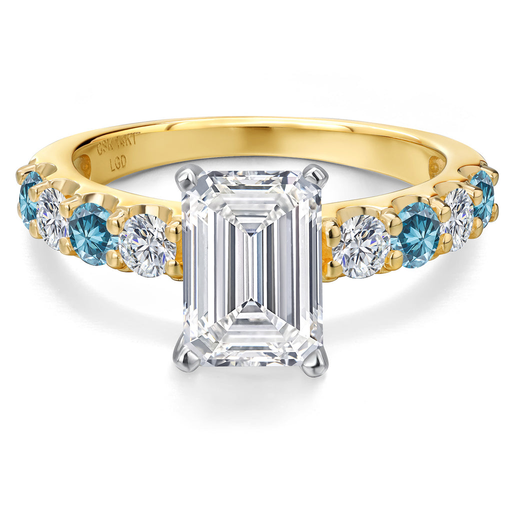 Ring in 14K Two Tone Gold