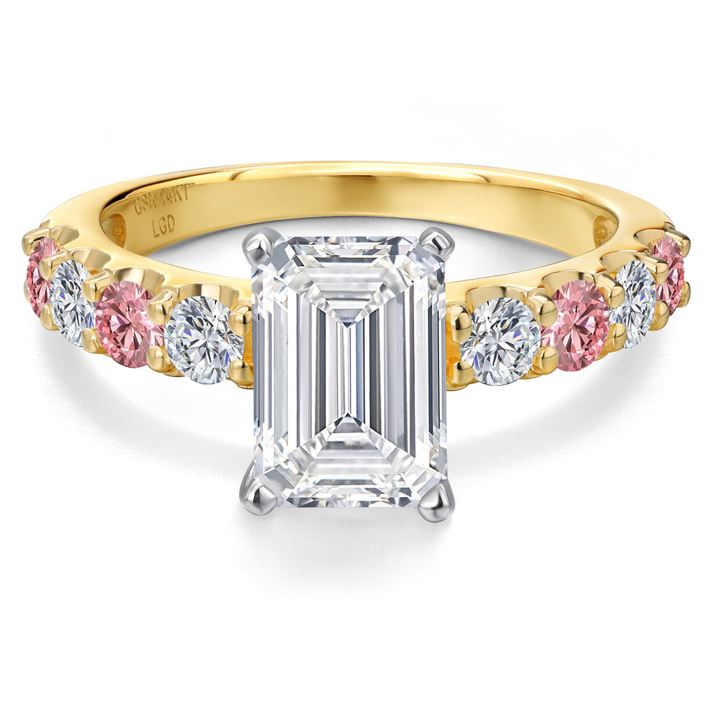 Ring in 14K Two Tone Gold