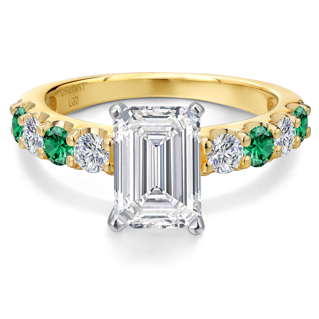 Ring in 14K Two Tone Gold