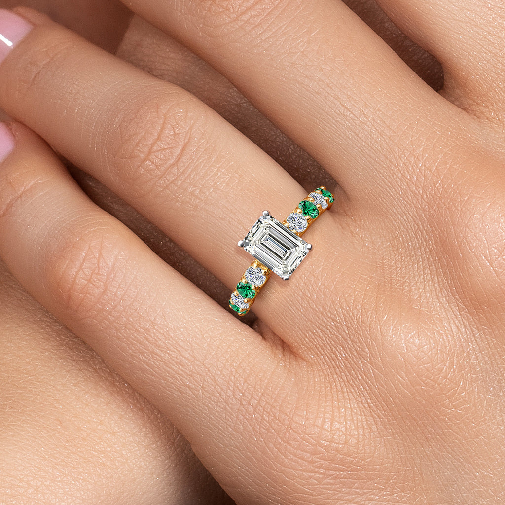 Ring in 14K Two Tone Gold