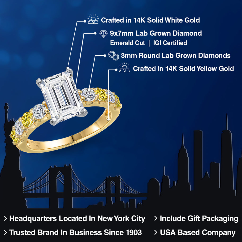 Ring in 14K Two Tone Gold