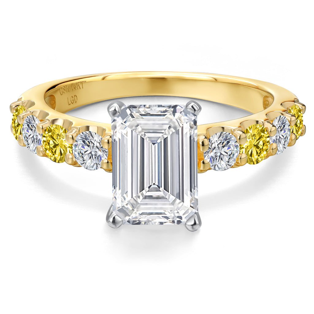 Ring in 14K Two Tone Gold
