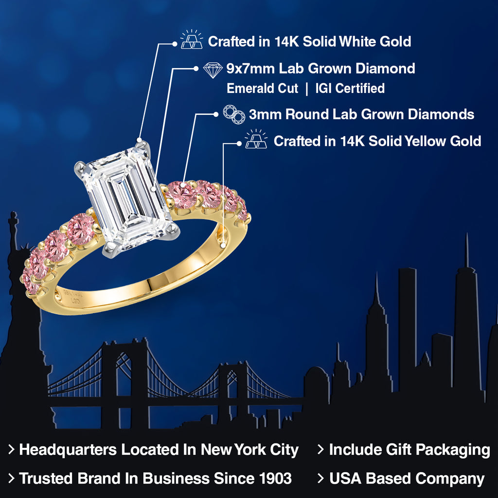 Ring in 14K Two Tone Gold