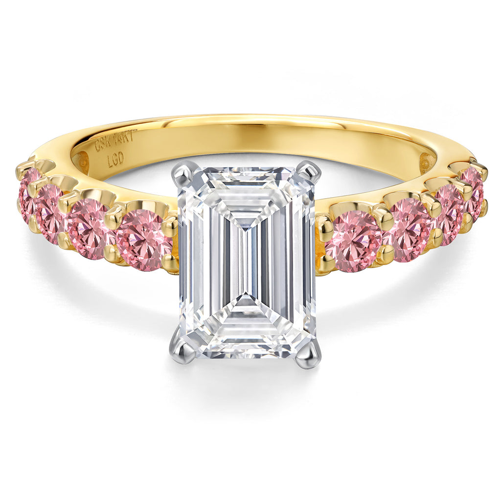 Ring in 14K Two Tone Gold