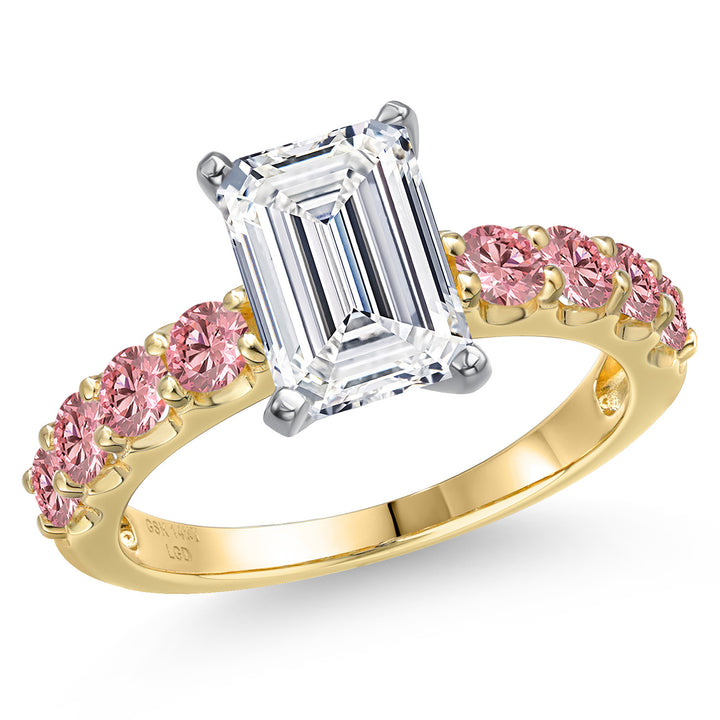 Ring in 14K Two Tone Gold