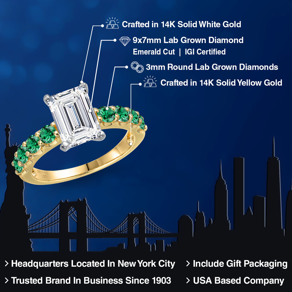 Ring in 14K Two Tone Gold