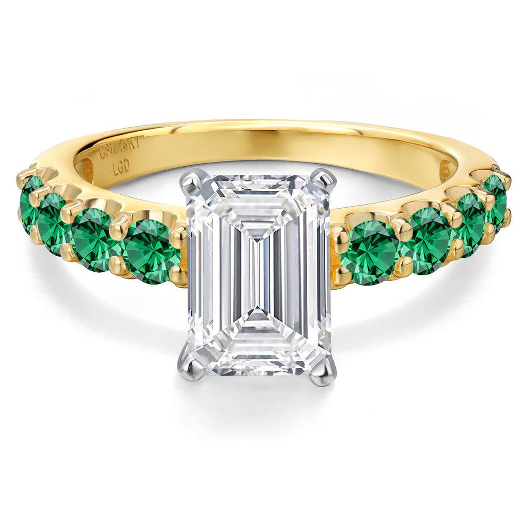 Ring in 14K Two Tone Gold