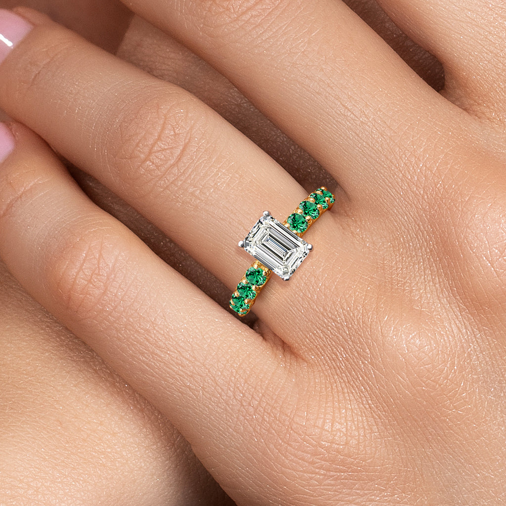 Ring in 14K Two Tone Gold