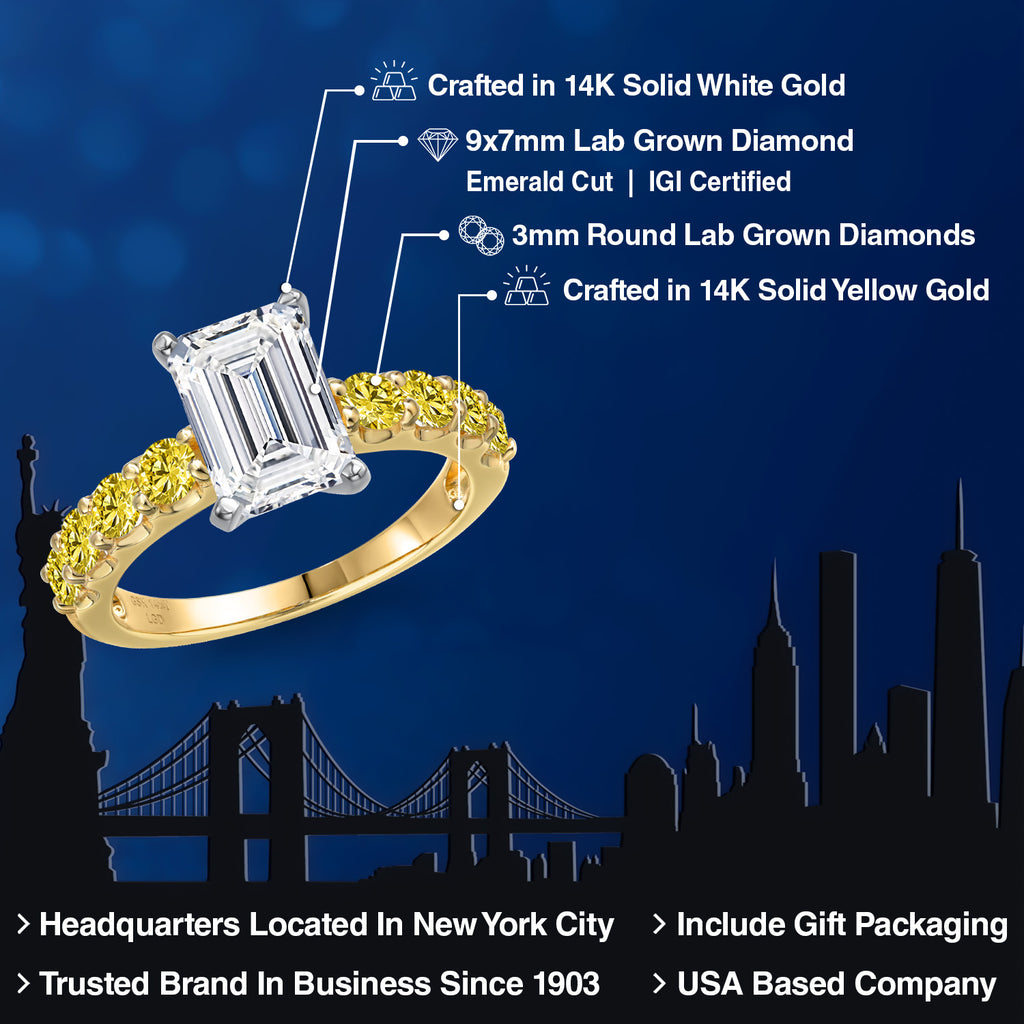 Ring in 14K Two Tone Gold