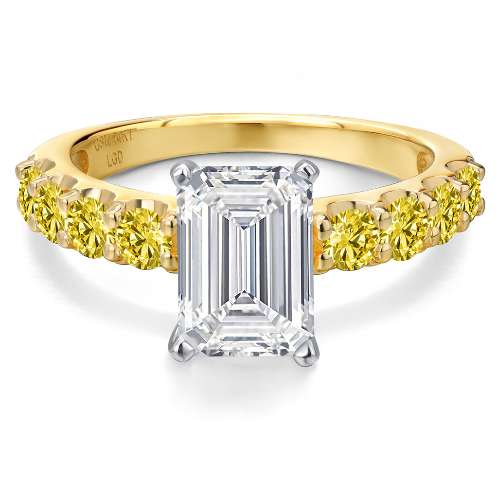 Ring in 14K Two Tone Gold