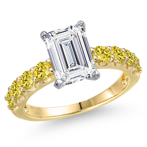 Ring in 14K Two Tone Gold