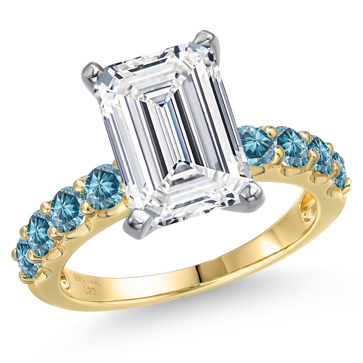 Center 4Ct_9_Ring in 14K Two Tone Gold