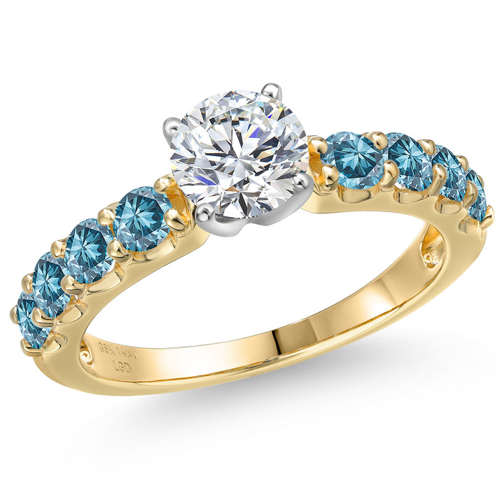 Center 1ct_6_Ring in 14K Two Tone Gold