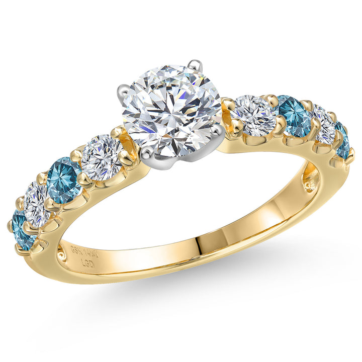 Center 1ct_5_Ring in 14K Two Tone Gold