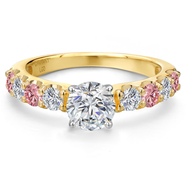 Ring in 14K Two Tone Gold