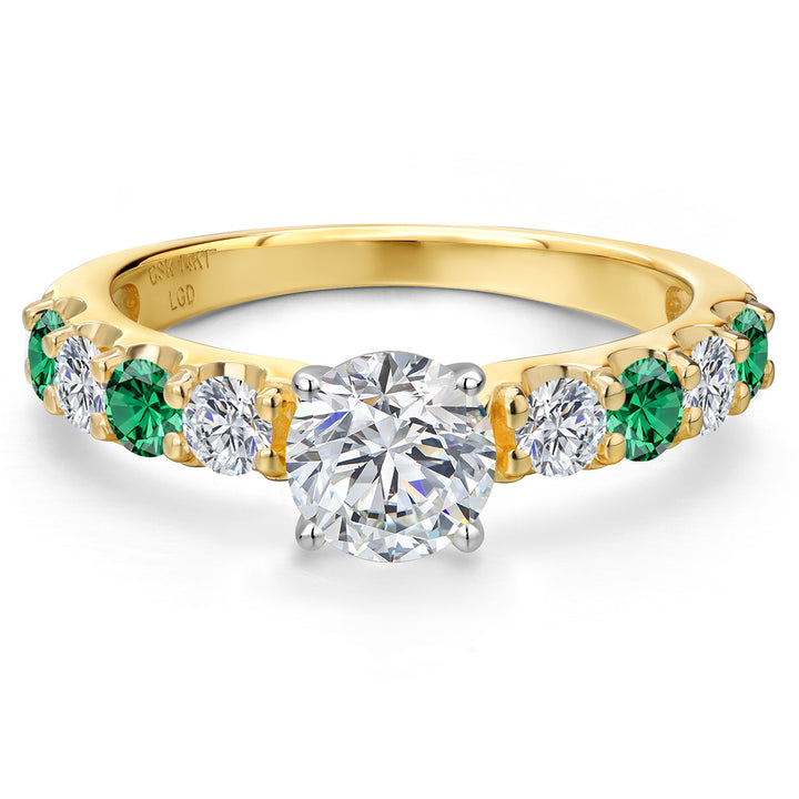 Ring in 14K Two Tone Gold