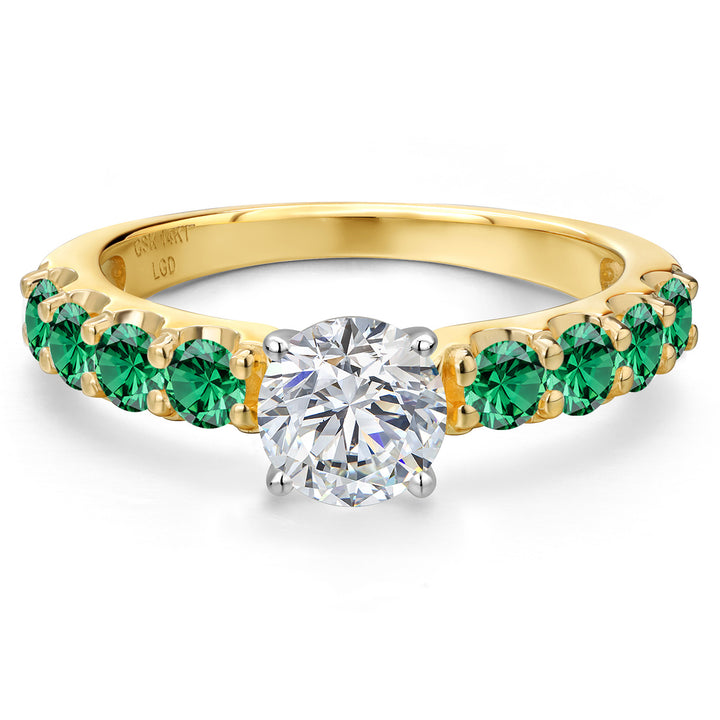 Ring in 14K Two Tone Gold