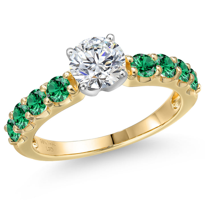 Center 1ct_7_Ring in 14K Two Tone Gold