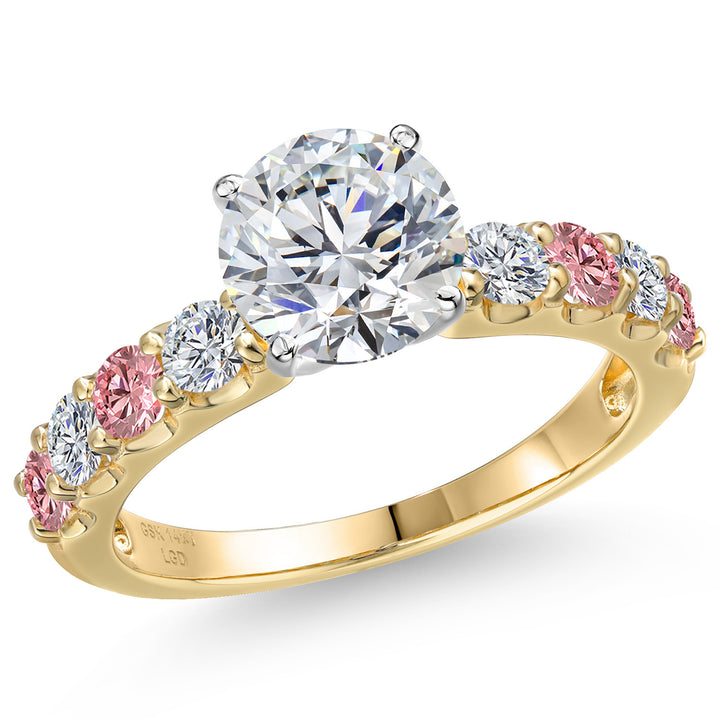 Center 2ct_5_Ring in 14K Two Tone Gold