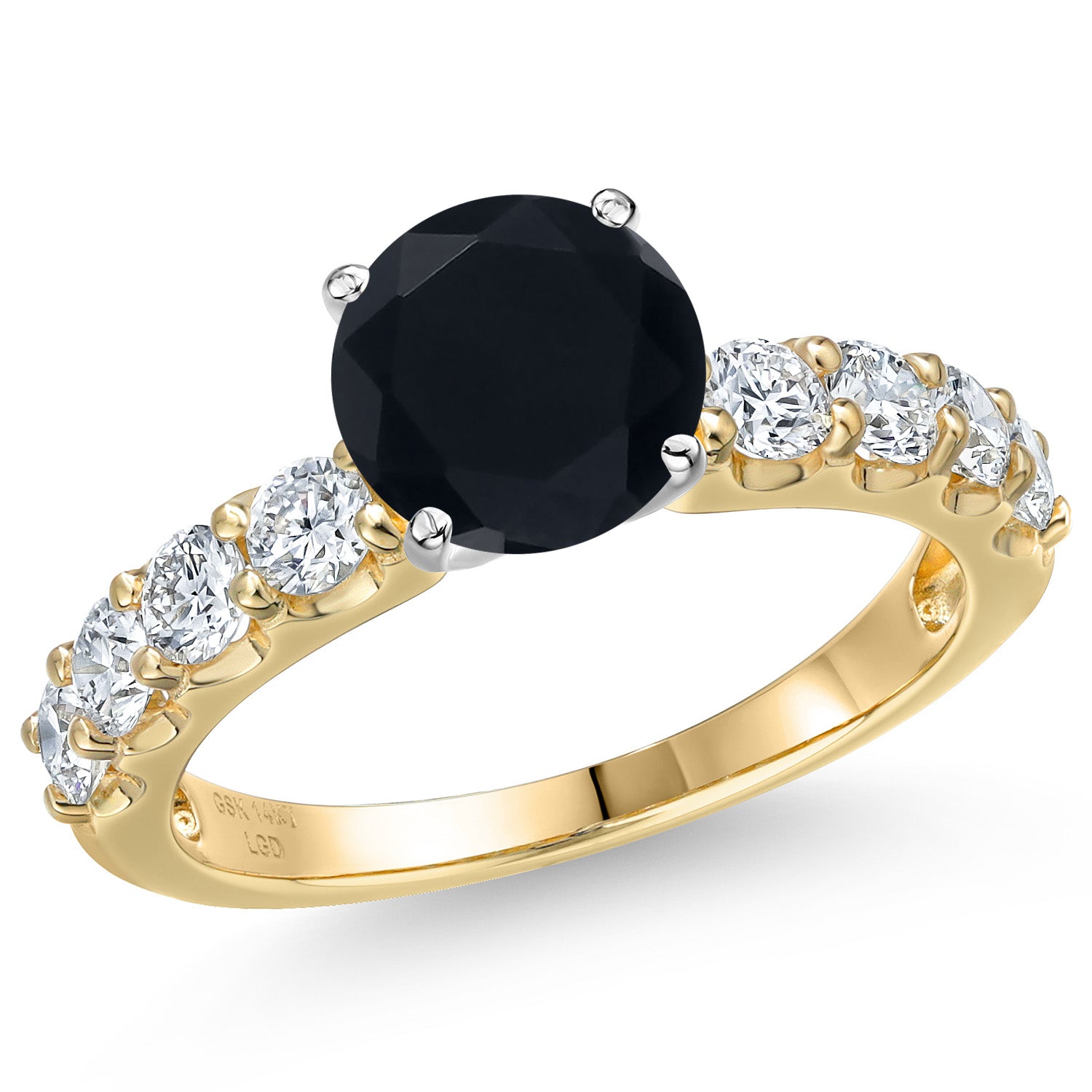 Ring in 14K Two Tone Gold