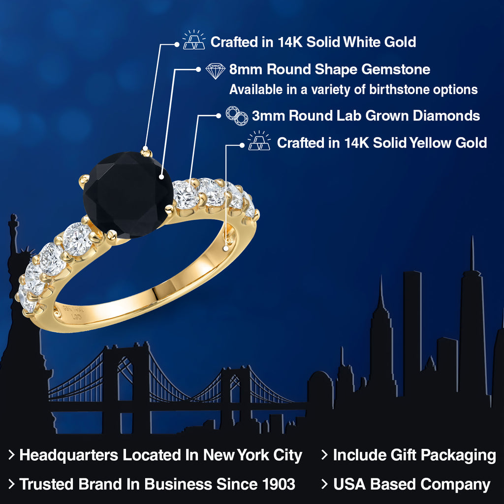 Ring in 14K Two Tone Gold