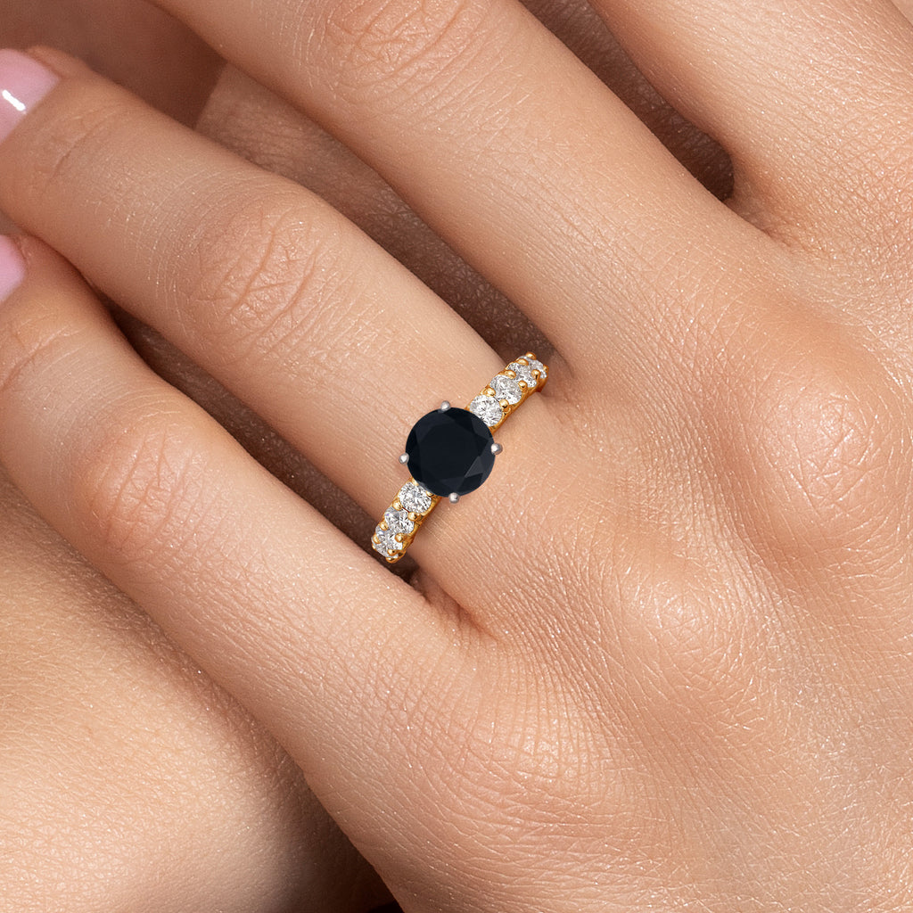 Ring in 14K Two Tone Gold