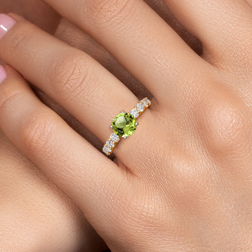 Ring in 14K Two Tone Gold