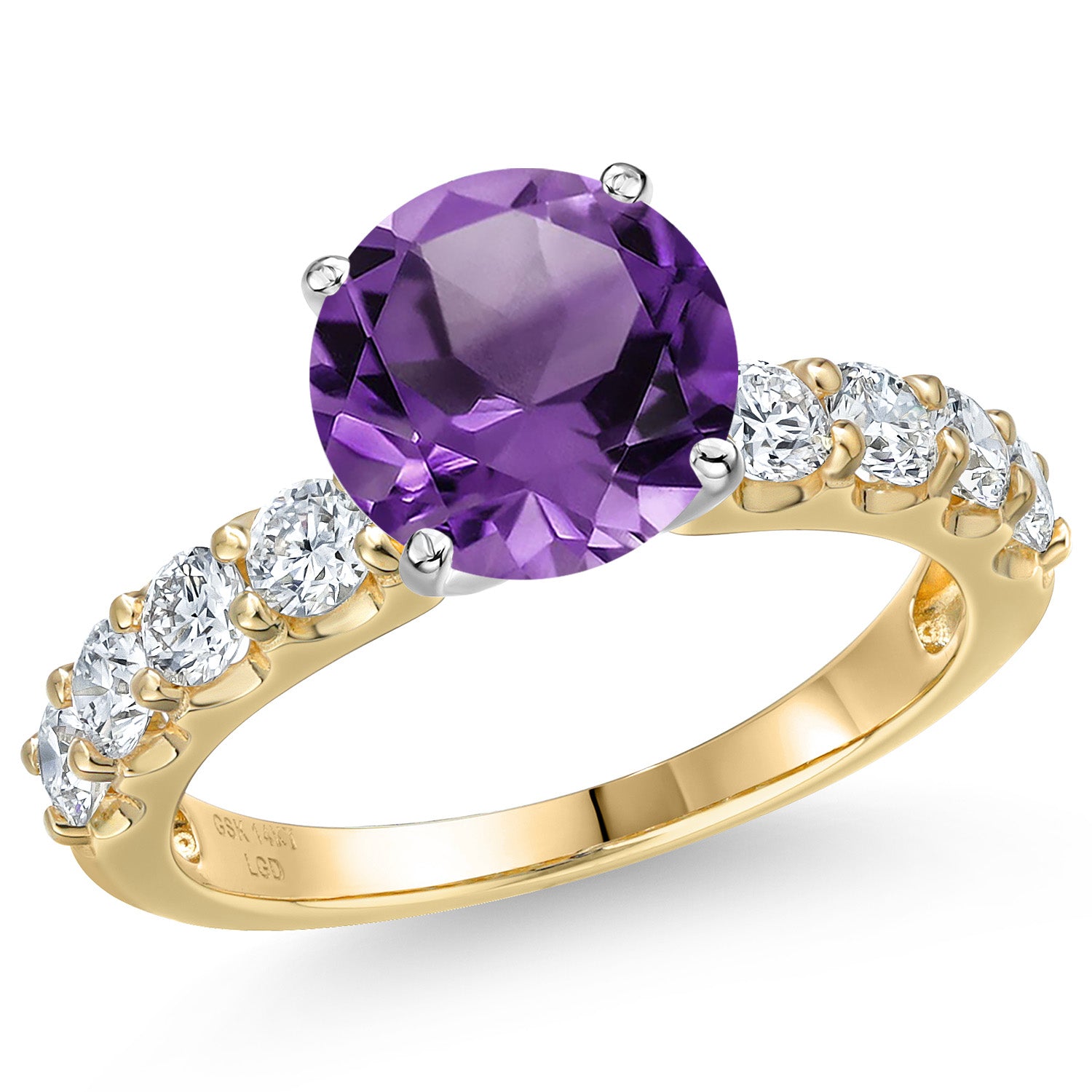 Ring in 14K Two Tone Gold