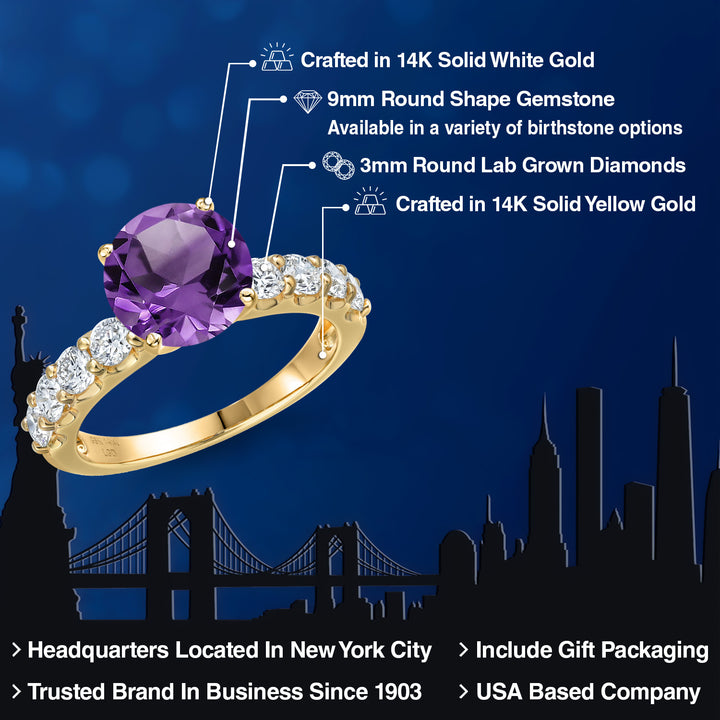 Ring in 14K Two Tone Gold