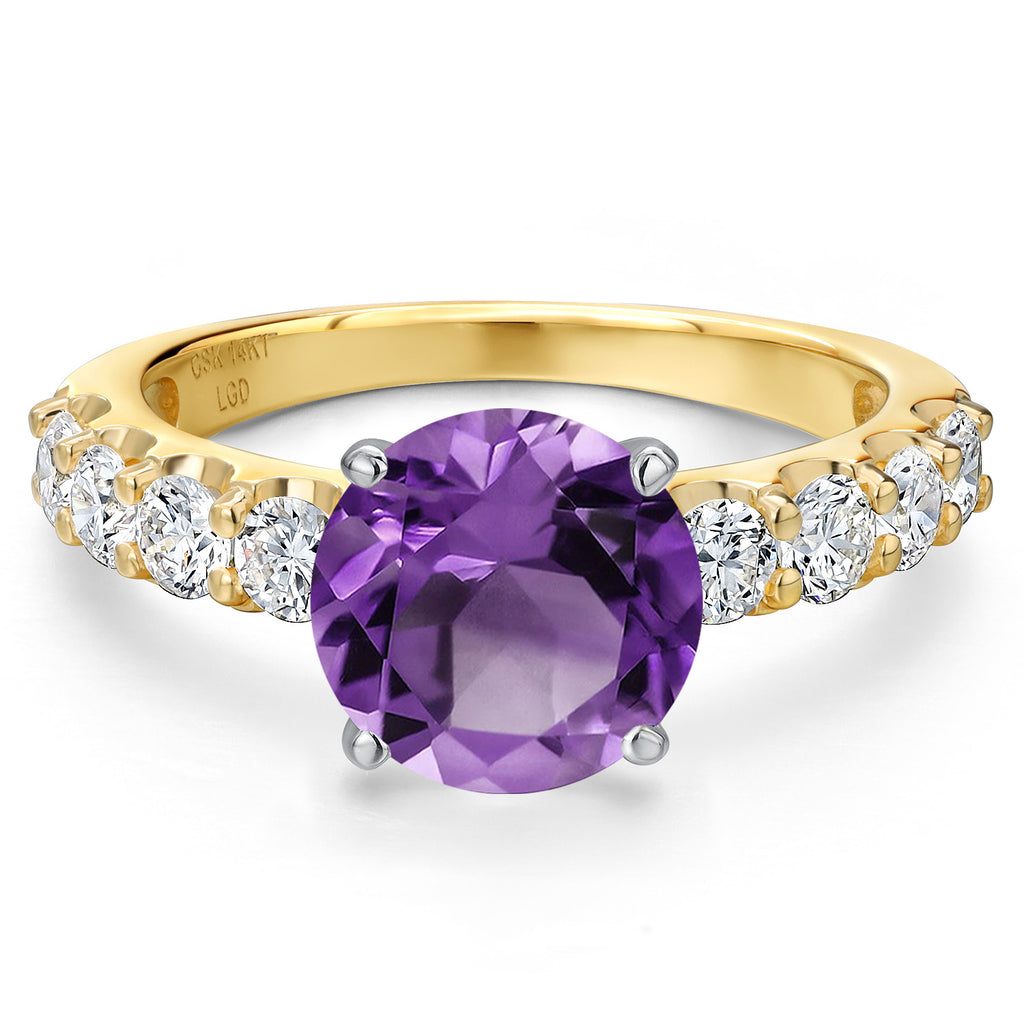 Ring in 14K Two Tone Gold