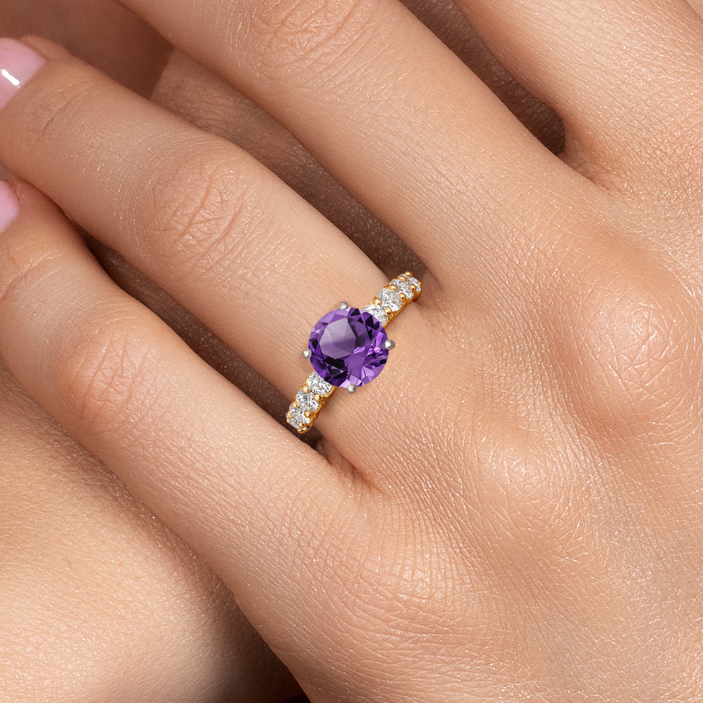 Ring in 14K Two Tone Gold