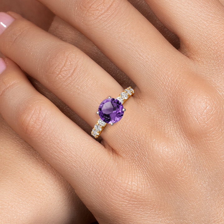 Ring in 14K Two Tone Gold