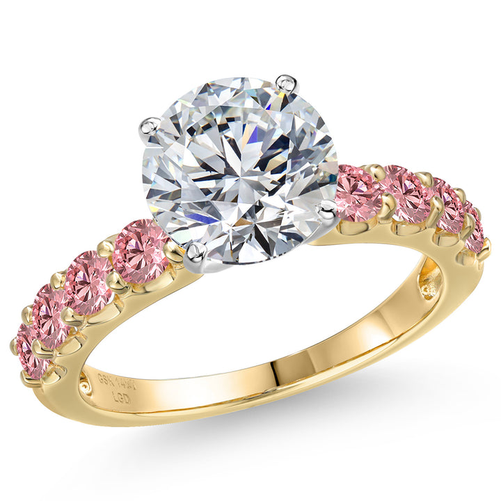 Center 3ct_9_Ring in 14K Two Tone Gold