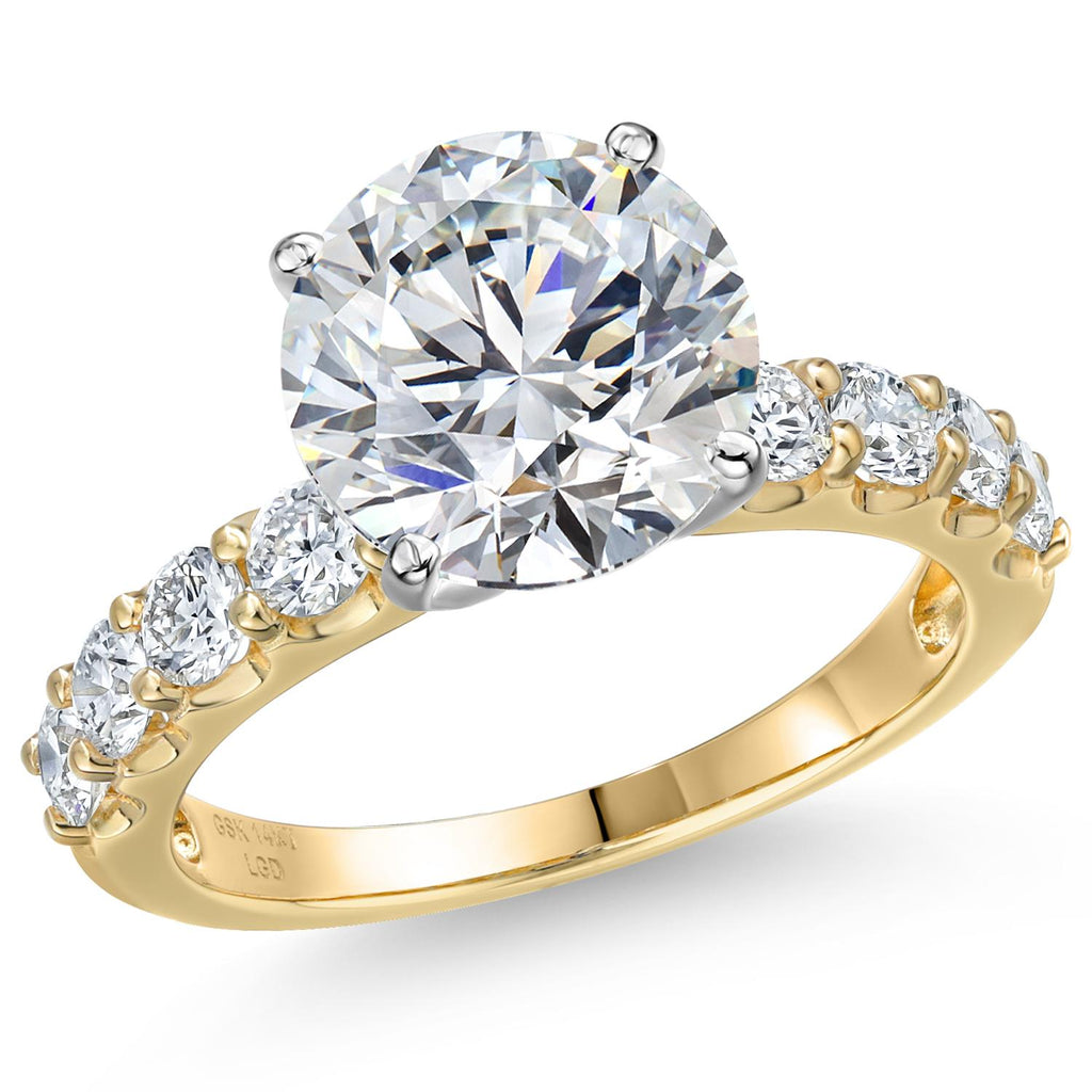 Center 4ct_5_Ring in 14K Two Tone Gold