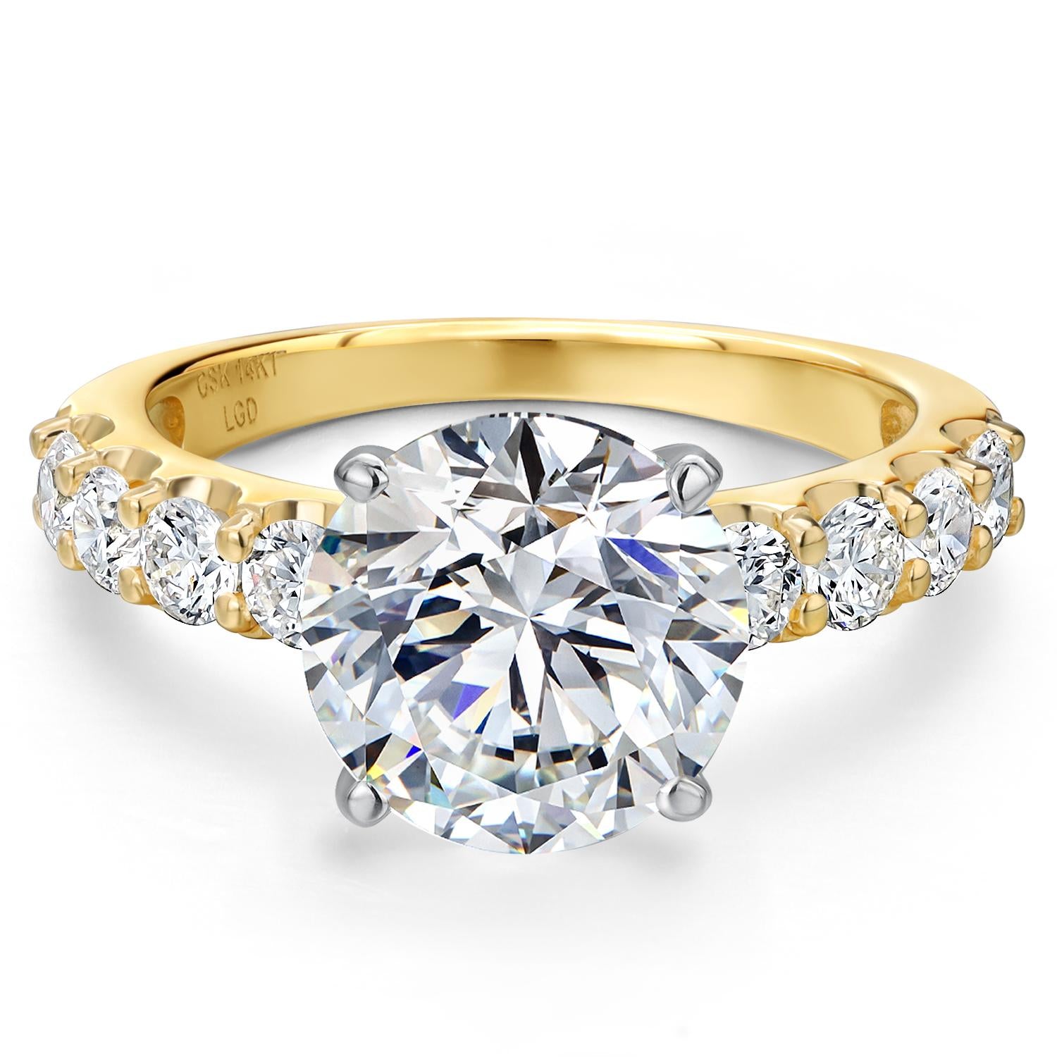 5_Ring in 14K Two Tone Gold