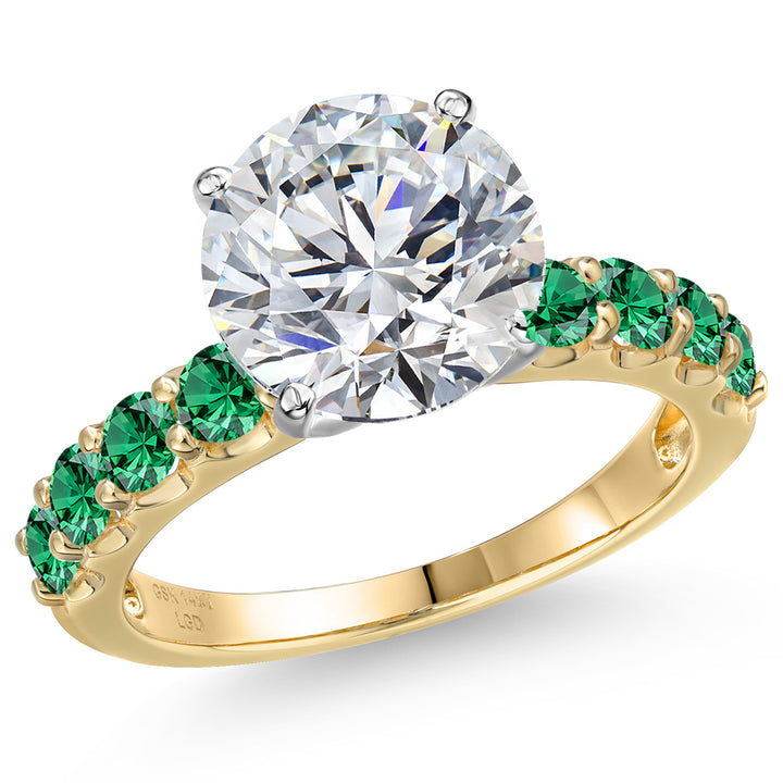 Center 4ct_5_Ring in 14K Two Tone Gold