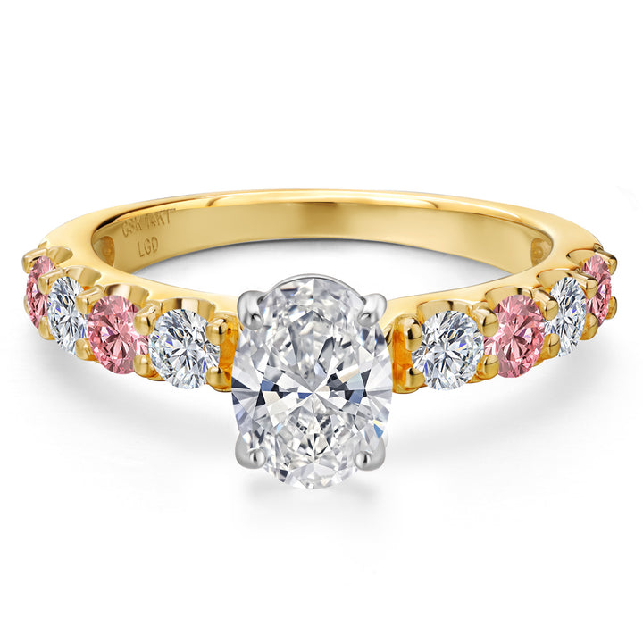 Ring in 14K Two Tone Gold