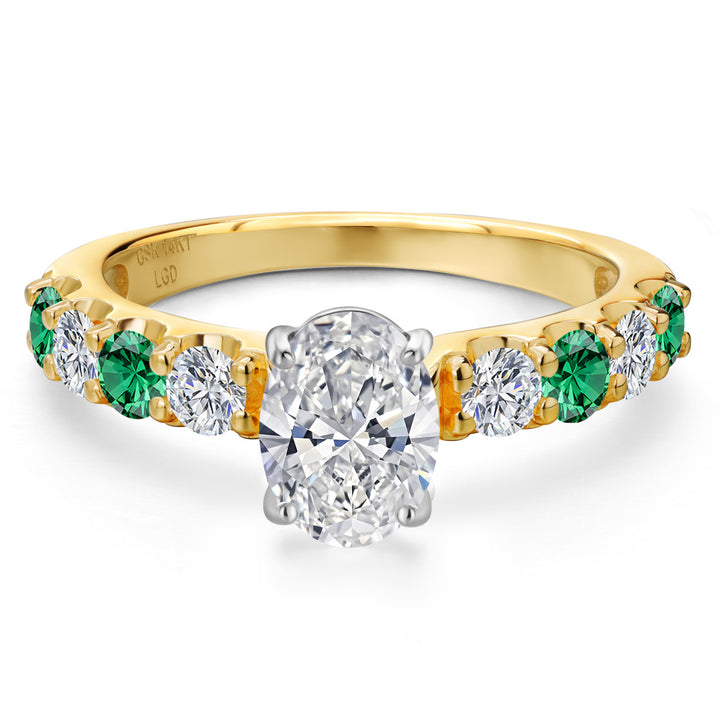 Ring in 14K Two Tone Gold