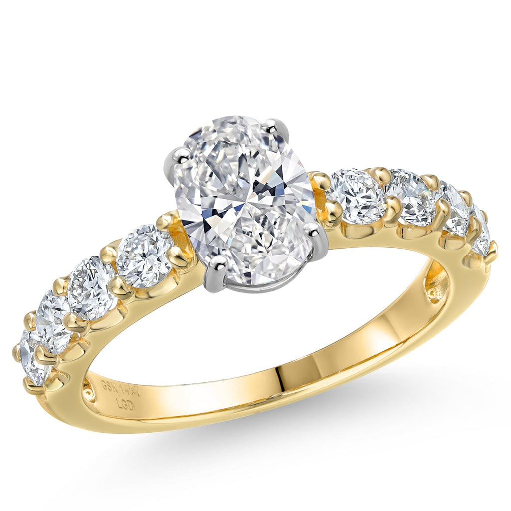 Center 1ct_9_Ring in 14K Two Tone Gold
