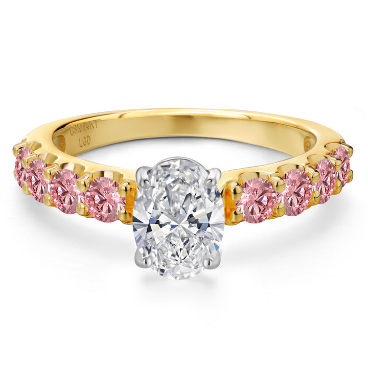 Ring in 14K Two Tone Gold