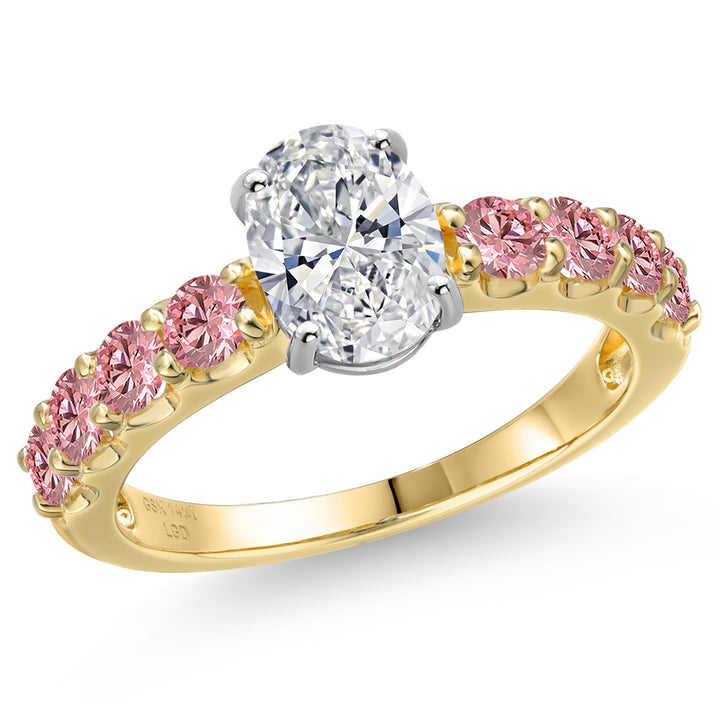 Ring in 14K Two Tone Gold