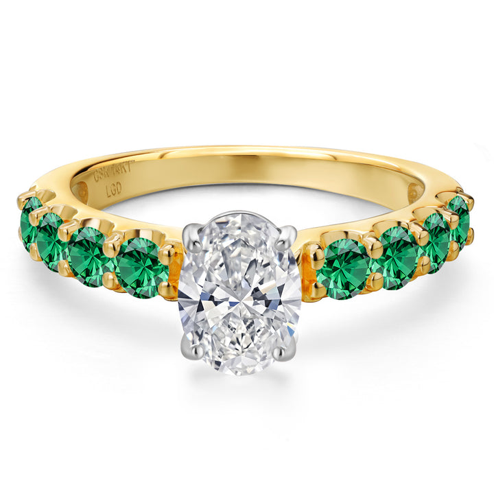 Ring in 14K Two Tone Gold