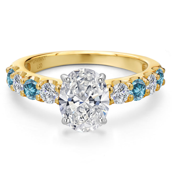 Ring in 14K Two Tone Gold